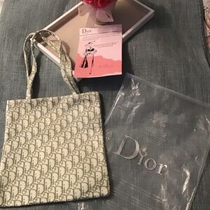 Dior Monogram Gray Tote Bag.Brand New